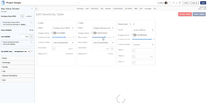 Configurable Row / Column Count