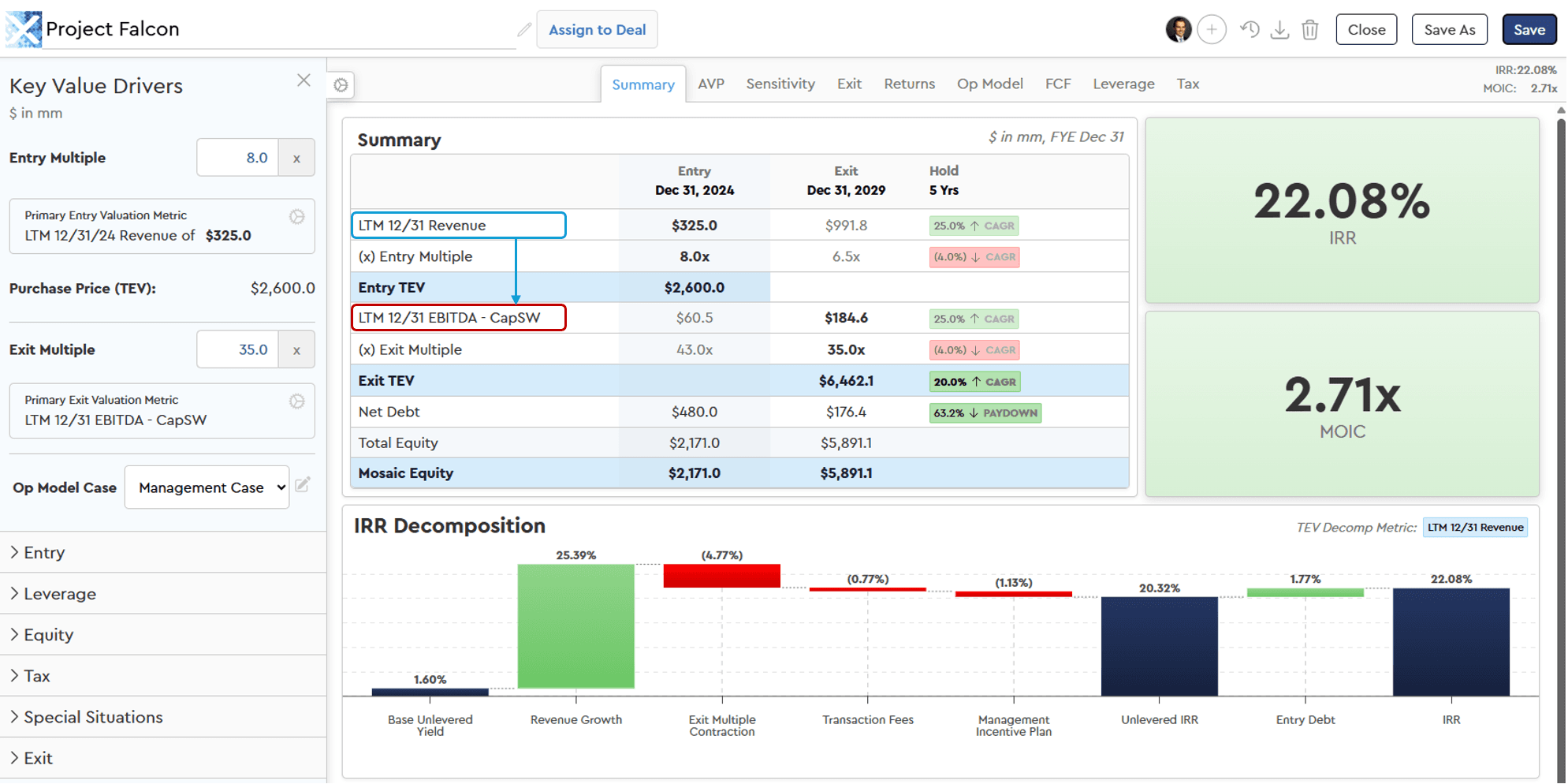 LBO Summary Upgrades